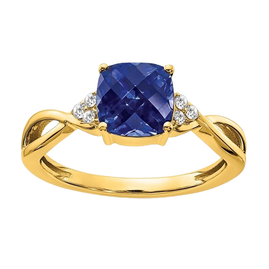 Gemstone Rings Womens Gold