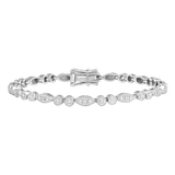 Silver Bracelets with Stone