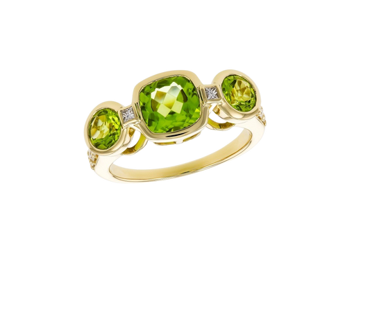 Gemstone Rings Womens Gold