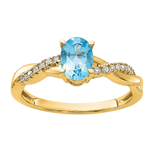 Gemstone Rings Womens Gold