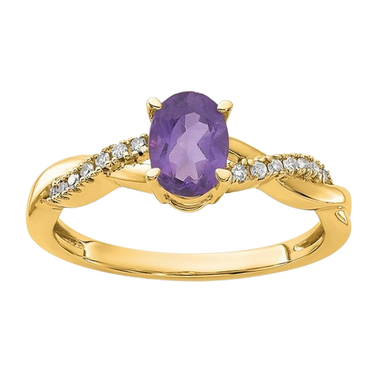 Gemstone Rings Womens Gold