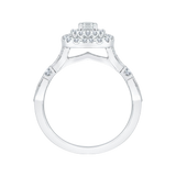 Diamond Halo Engagement Ring